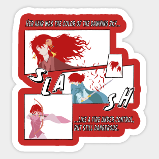 Yona of the Dawn - Like a Fire: Dangerous But Under Control Sticker